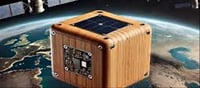 The world's first wooden satellite into space..!!